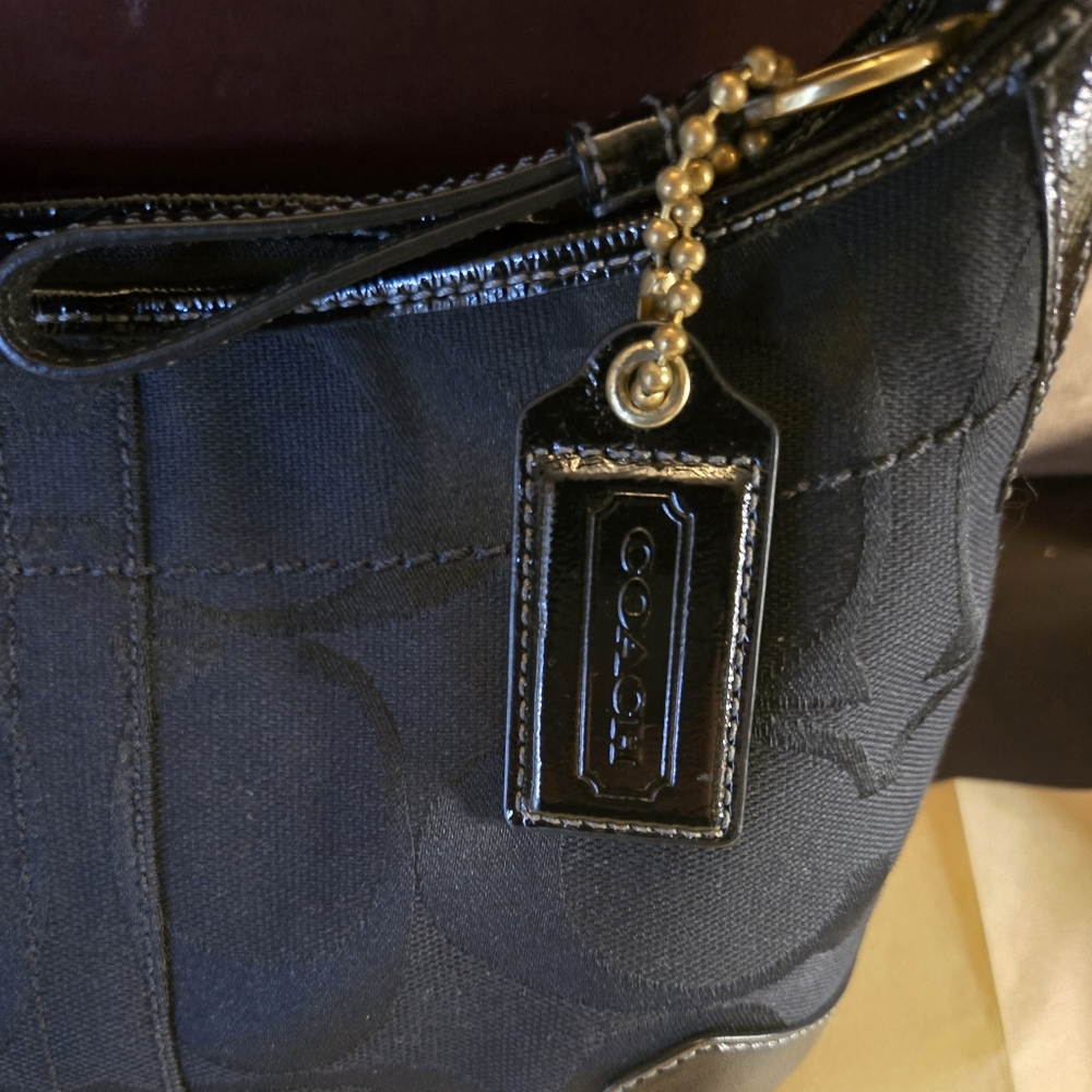 Coach Ergo Bag Y2K Signature Logo Black 11599 - Picture 4 of 12